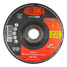 Disco abrasivo desbaste metal de 100 x 6.4 x 15.88 mm