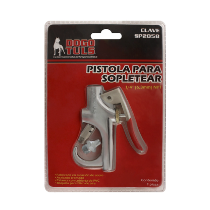 Pistola para Sopletear Aire Dogotuls 1/4" NPT