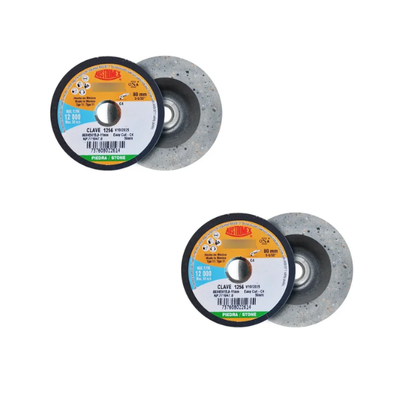 2pzs Copa Shellac Austromex tipo 11 Easy-Cut C4 80 x 45 x 15.9-11 mm