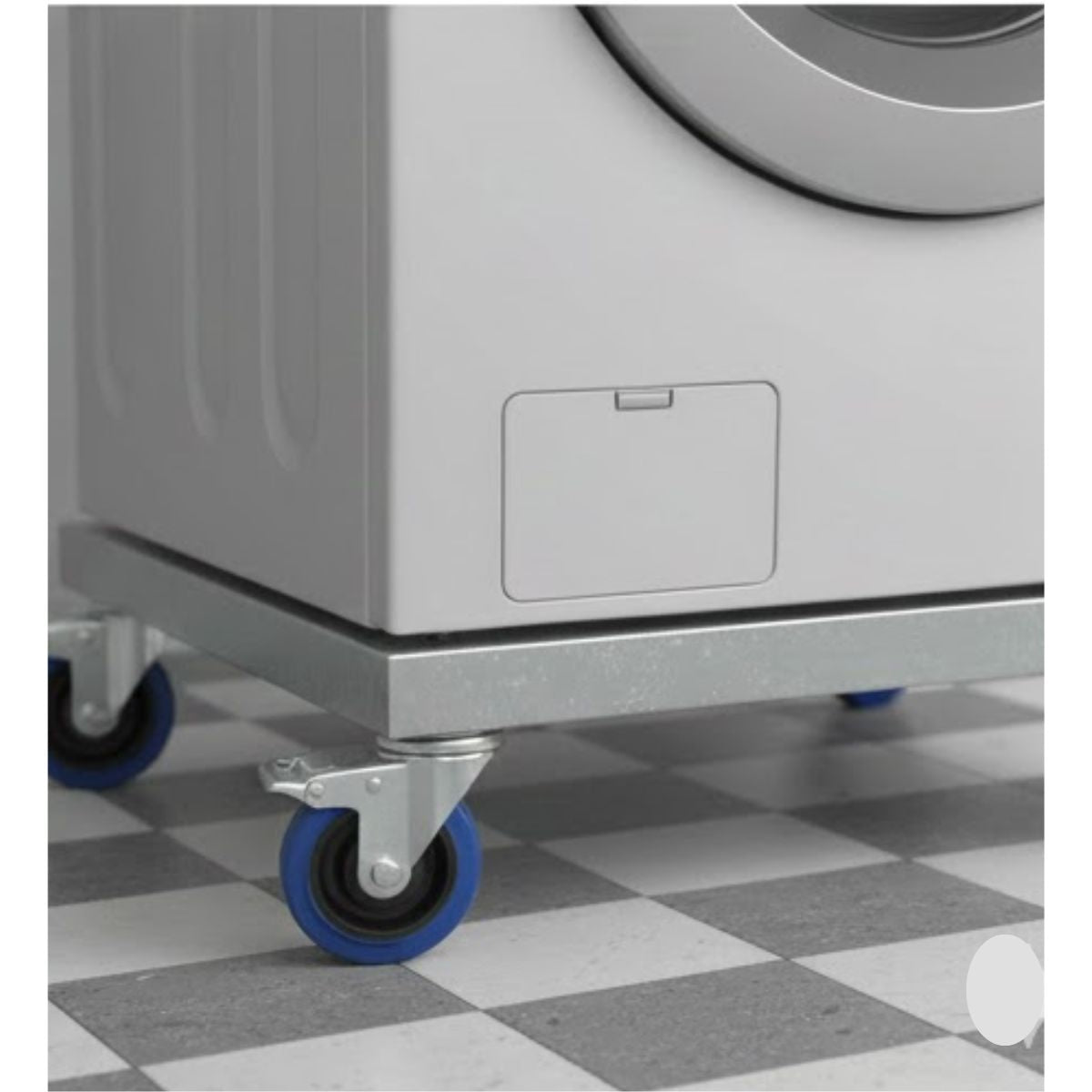 Rodaja Goma Elástica Dogotuls Azul Giratoria Con Freno 3" MarchanteMX