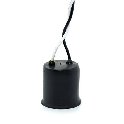 Socket Foco Sanelec Portalampara 2490 Negro Exterior 3 Piezas - Sanelec - vista trasera
