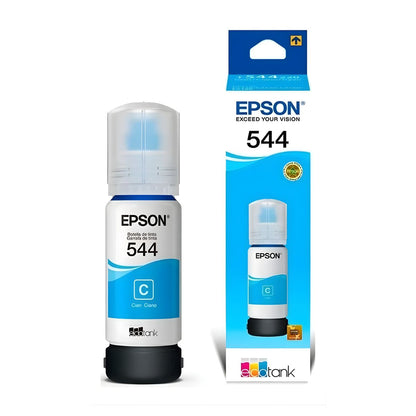 Tinta Epson T544 Original Ecotank Color Cian