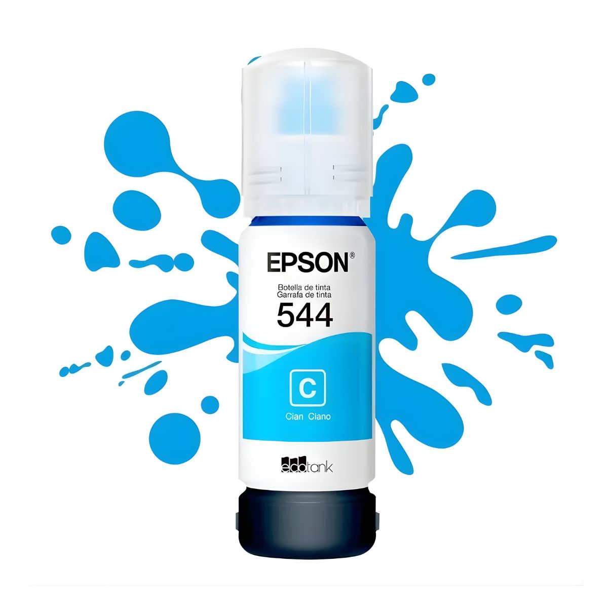 Tinta Epson T544 Original Ecotank Color Cian