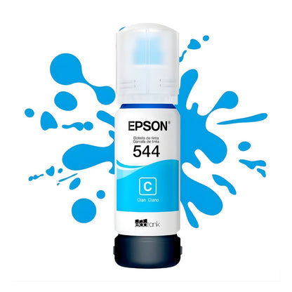 Tinta Epson T544 Original Ecotank Color Cian