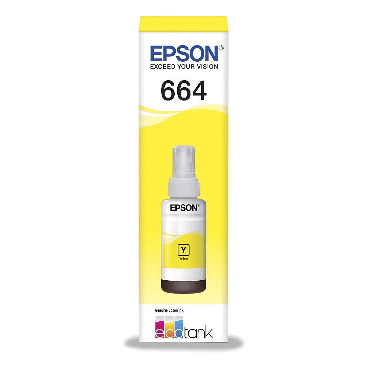 Tinta Epson T664 Original Ecotank Color Amarillo
