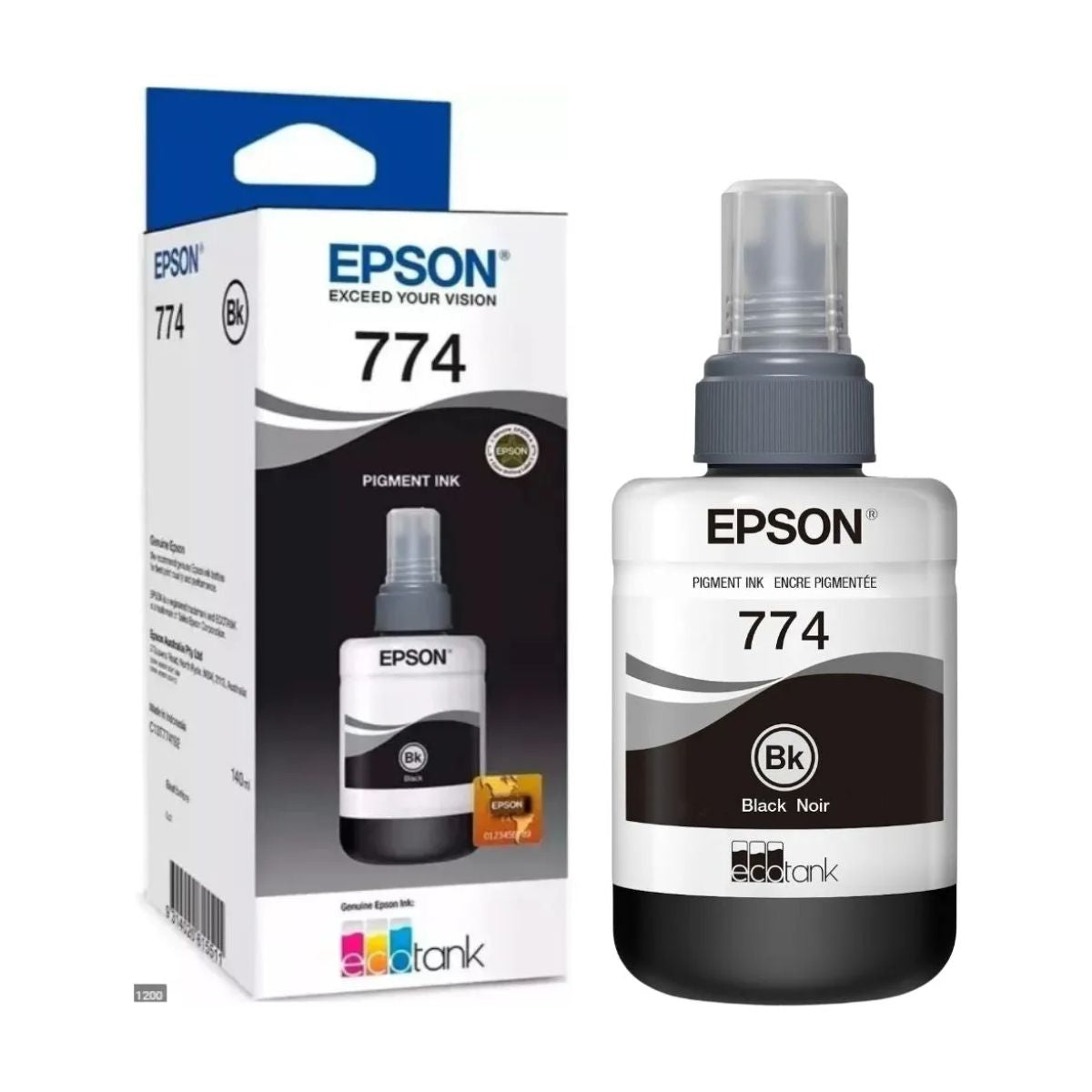 Tinta Epson T774 Original Ecotank Color Negro