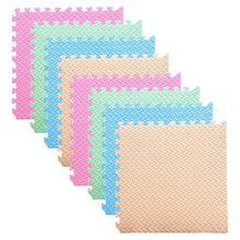 8 Tapetes Foamy Colores Pastel Bebe Gym 60x60cm