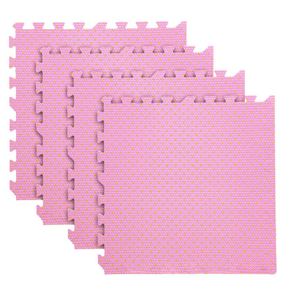 Set 4 Tapetes De Foamy Bolitas Rosa Plash