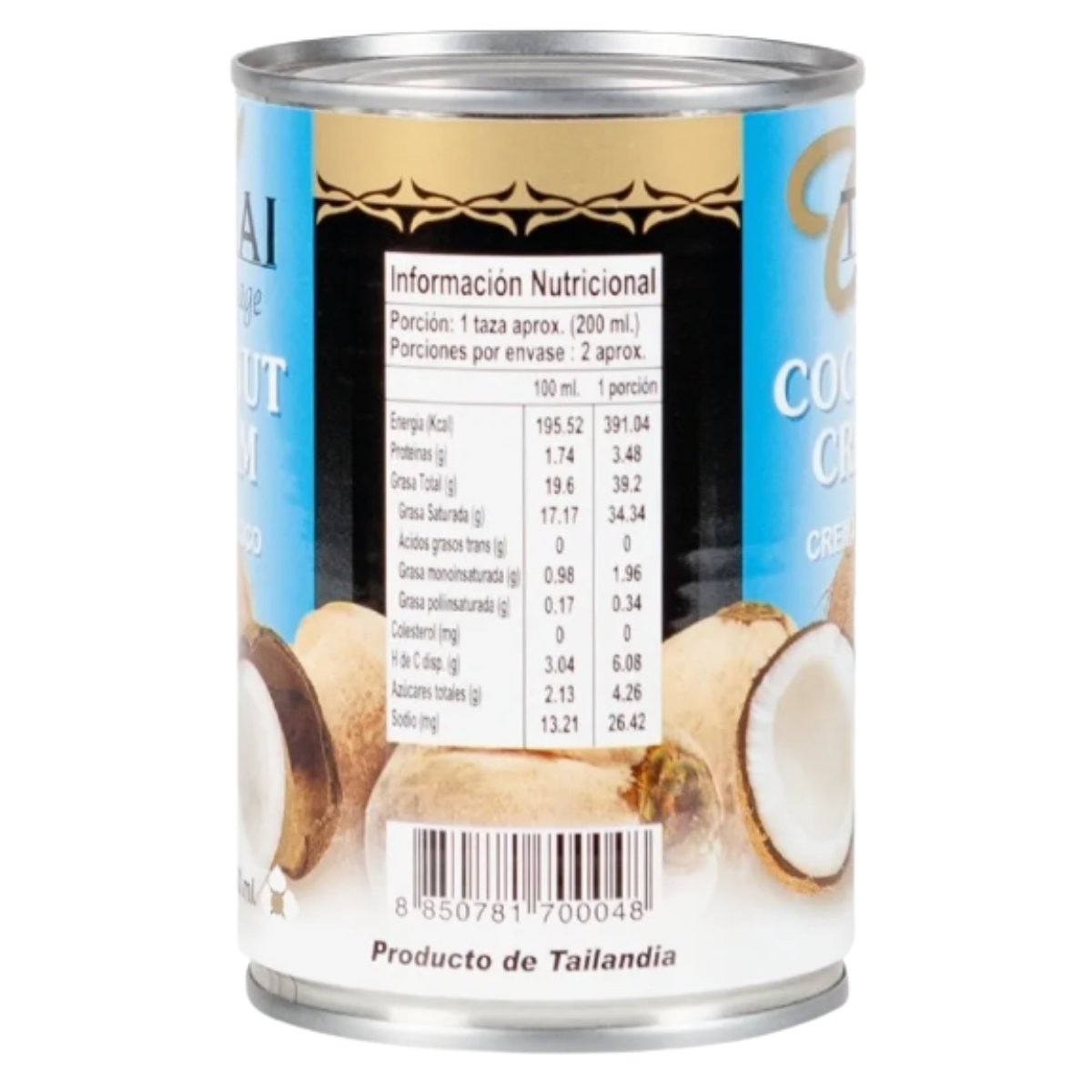 Extracto de Coco Crema Thai Heritage 400ml