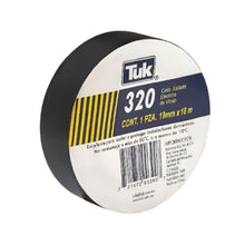 10pzs Cinta Aislante Electrica Vinilo Tuk 19mm X 18m Color Negro - Tuck