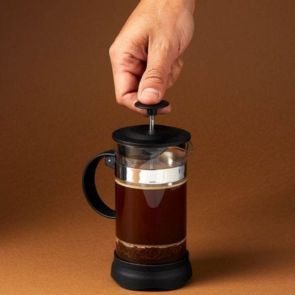 6 Pzs Cafetera Prensa Francesa 350ml Vidrio Embolo Cafe Te