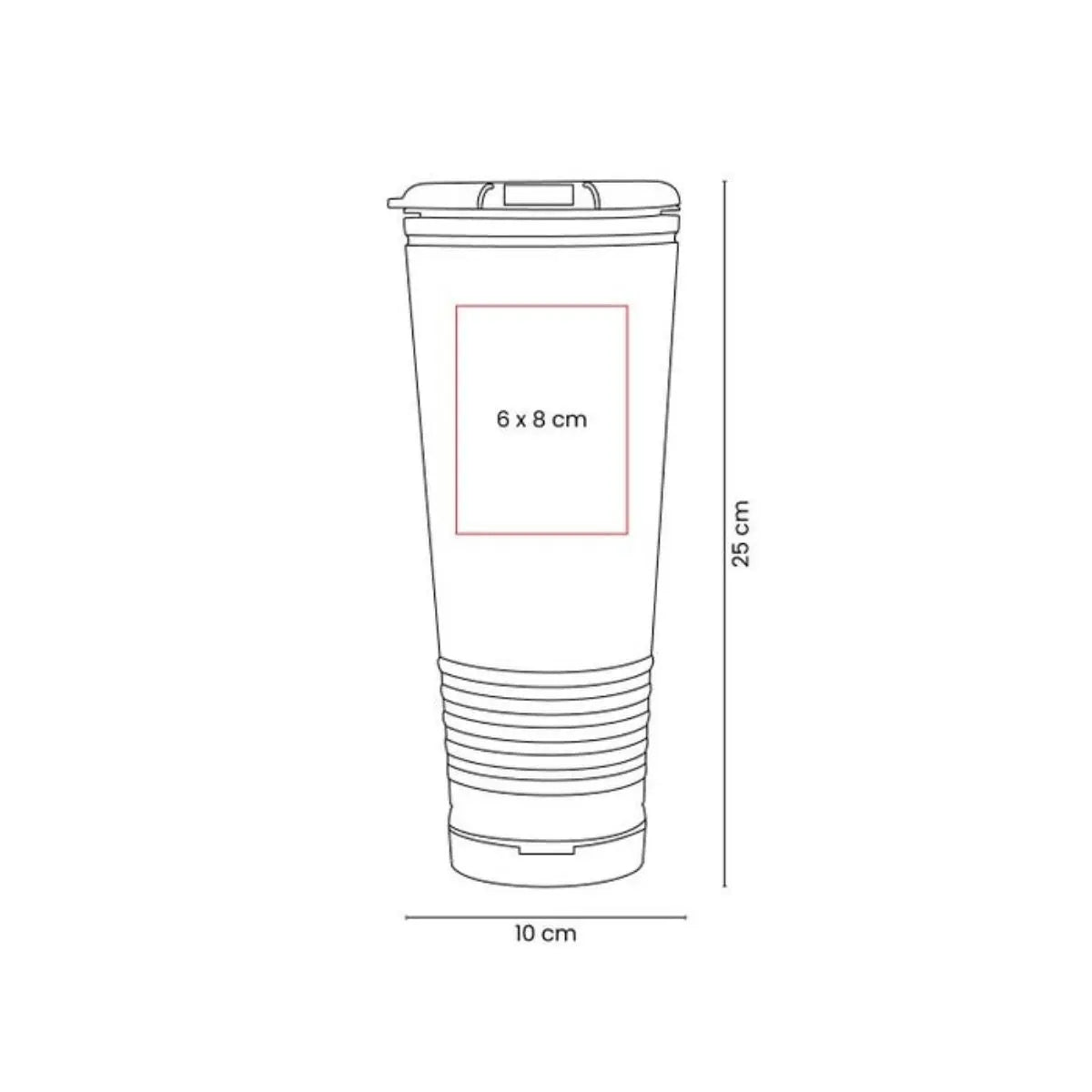 Termo Truba Trompeta Mundial Metalico Colores Promoopcion