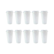 Pack 10 Vasos Plastico Promoopcion Cafetero 475ml Colores