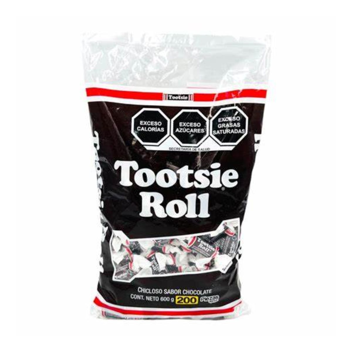 200 Dulce Chiclosos Tootsie Roll Sabor Chocolate Bolsa 600gr