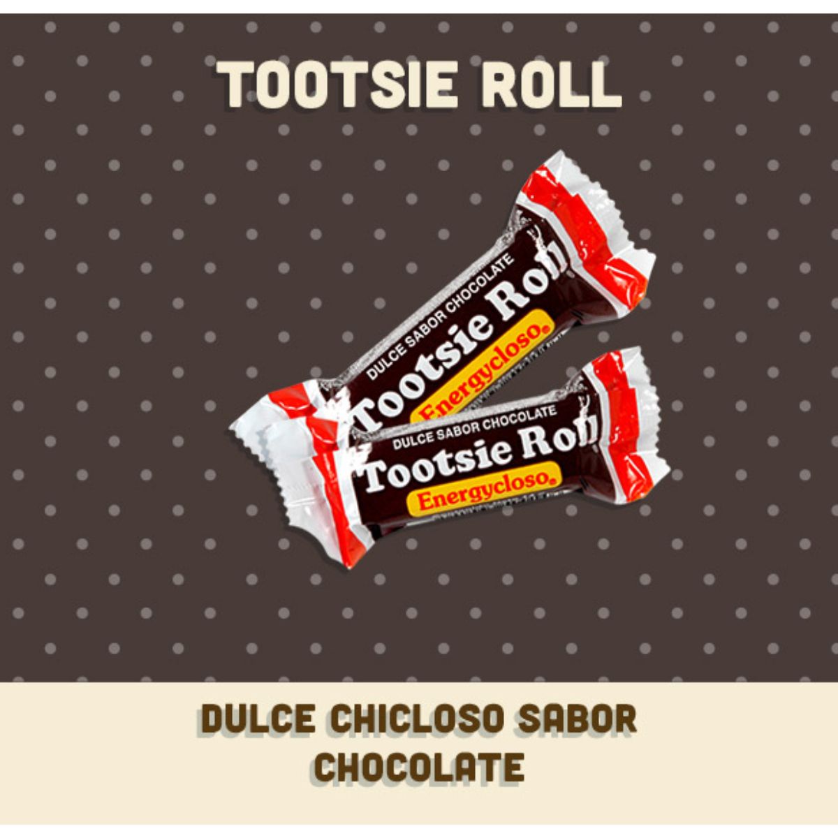 24 Dulces Chiclosos Sabor Chocolate Tootsie Roll Clasico