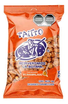 Cacahuate Garapiñado con Ajonjoli Taitto Bolsa De 1kg