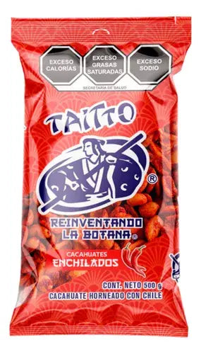 Cacahuate Enchilado Horneado Taitto 1 Kg Botana Picante - Taitto