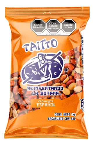 1 Kg Cacahuate Español Taitto Salado Y Crujiente