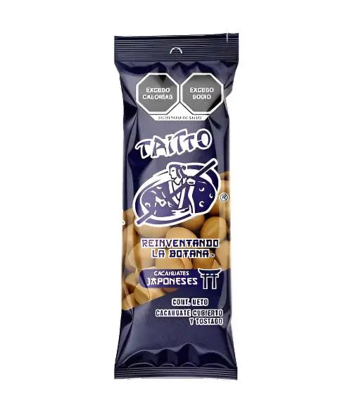 Cacahuate Japonés Taitto Tostado 50 Bolsas  40g C/u - Taitto