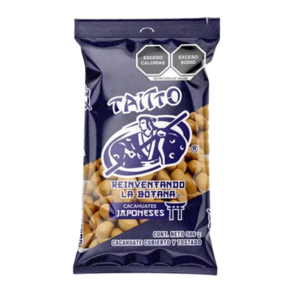 Cacahuate Japonés Taitto 500g Horneados Sabor Soya Organico
