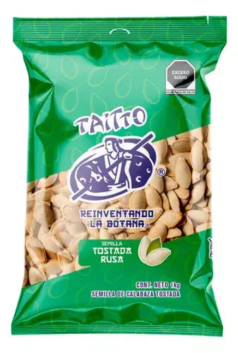 Pepita Rusa Taitto Semilla Calabaza Tostada Con Sal  1 Kg - Taitto