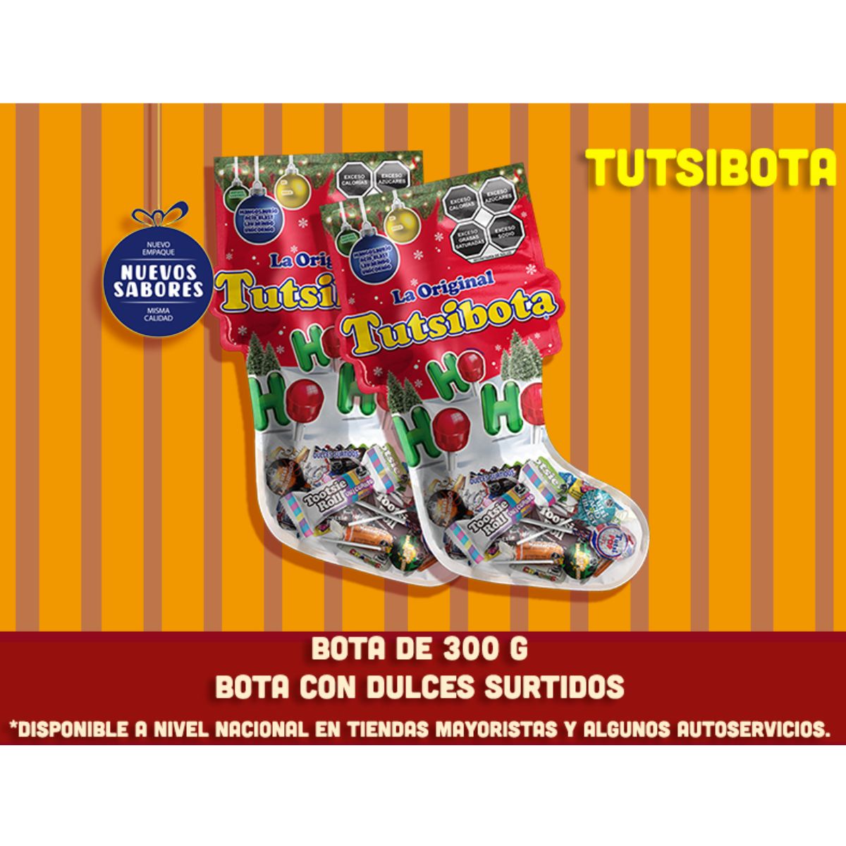 Bota Dulces Tutsi Tutsibota Navideña Dia Reyes Sutido 300gr