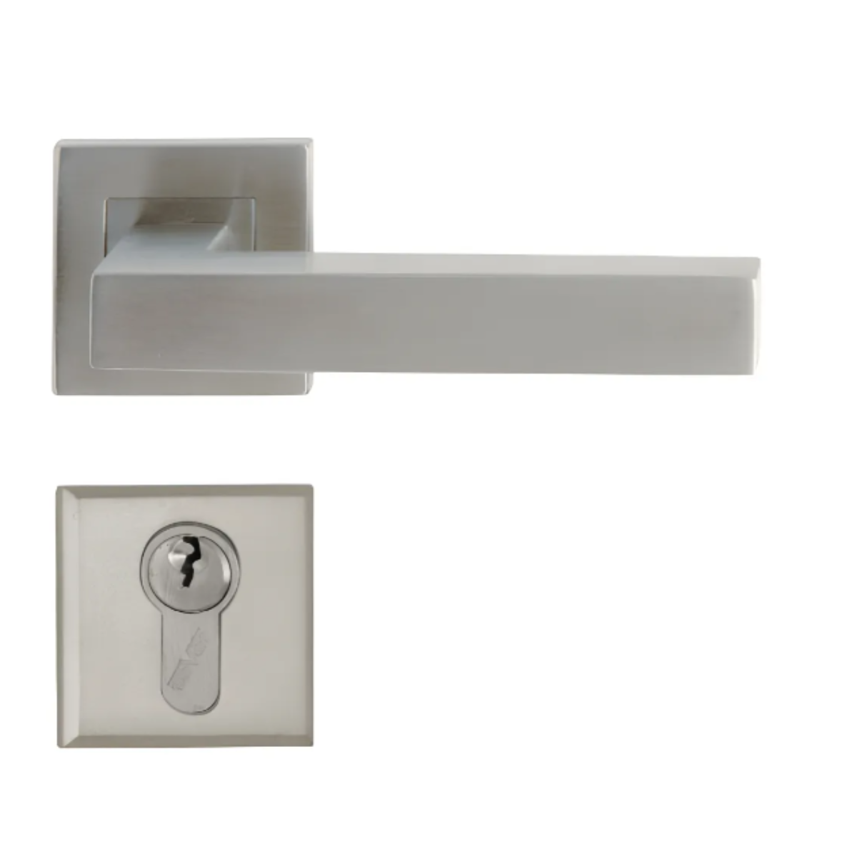 Cerradura Manija Lisboa Tover 132 Manija Inoxidable Entrada