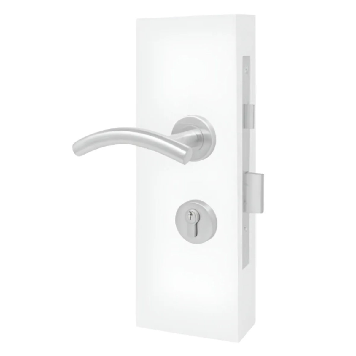 Roseta Porto 132 Manilla Puerta Principal Acero Inox Tover Color Entrada