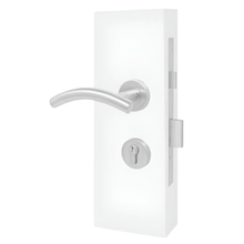 Roseta Porto 132 Manilla Puerta Principal Acero Inox Tover Color Recámara