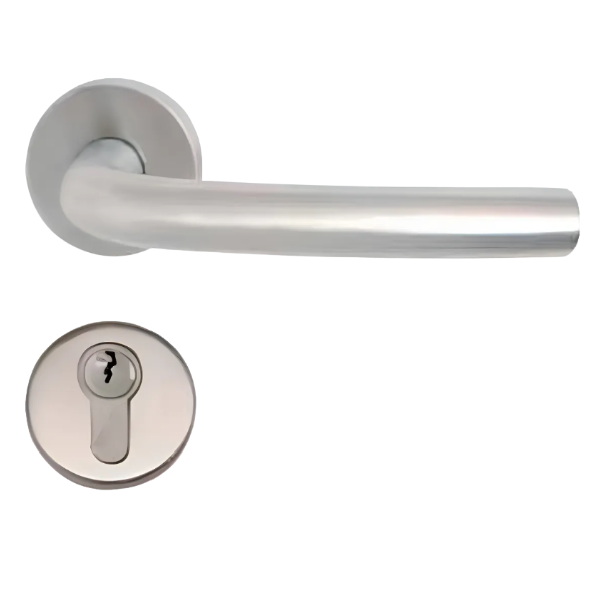 Roseta Coimbra 132 Manilla Puerta Principal Acero Inox Tover