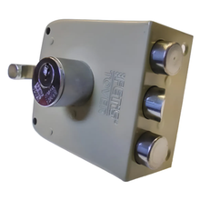 Cerradura Chapa Sobreponer Tover L-4p Pintada Extra seguridad Gris