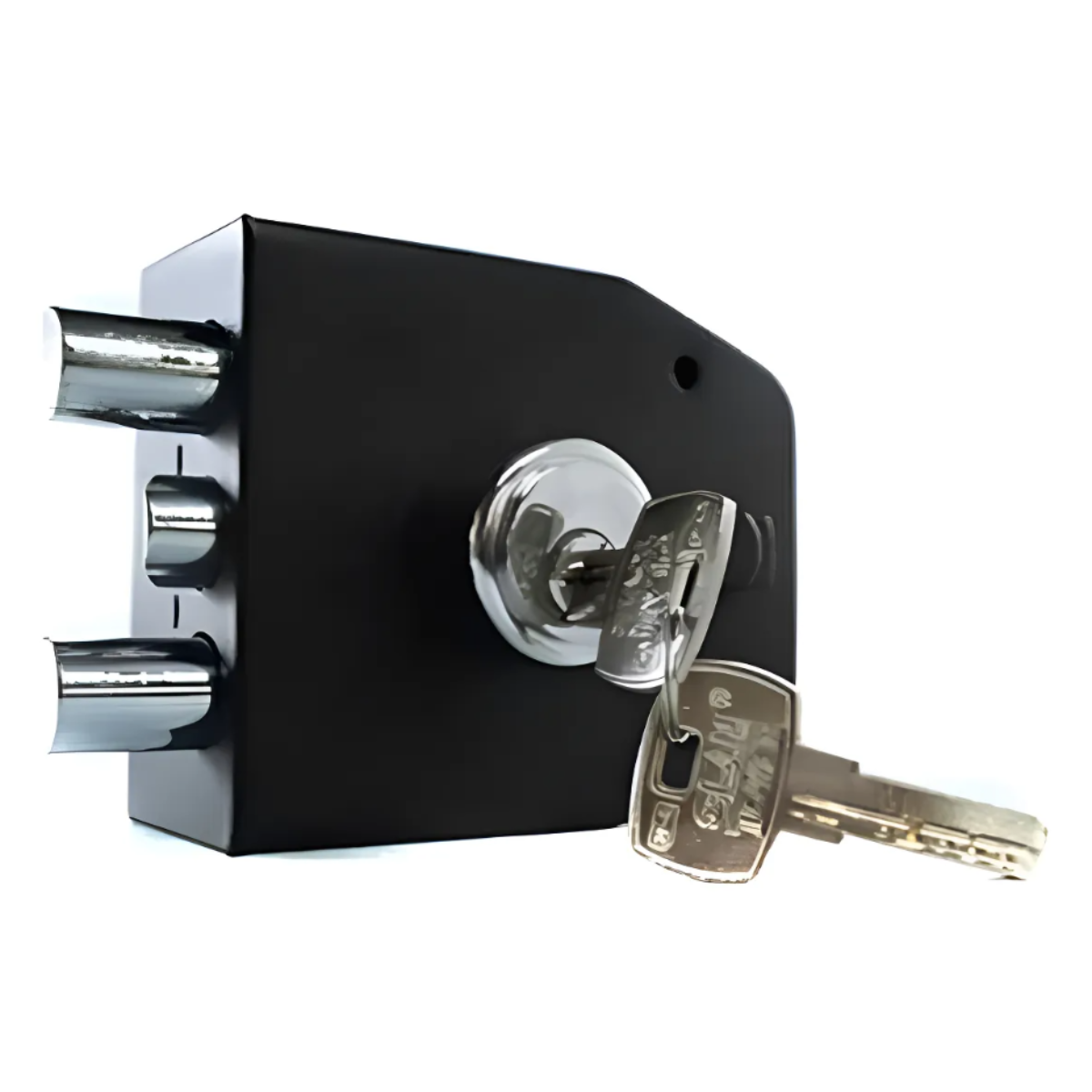 Cerradura Sobreponer Tover Texturada S100tr Revertida Negro