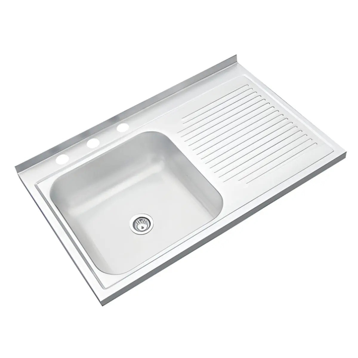 Tarja Sencilla Sobreponer Escurridero Derecho Meer 80 × 50 × 15 cm INNER - CNX - empaque