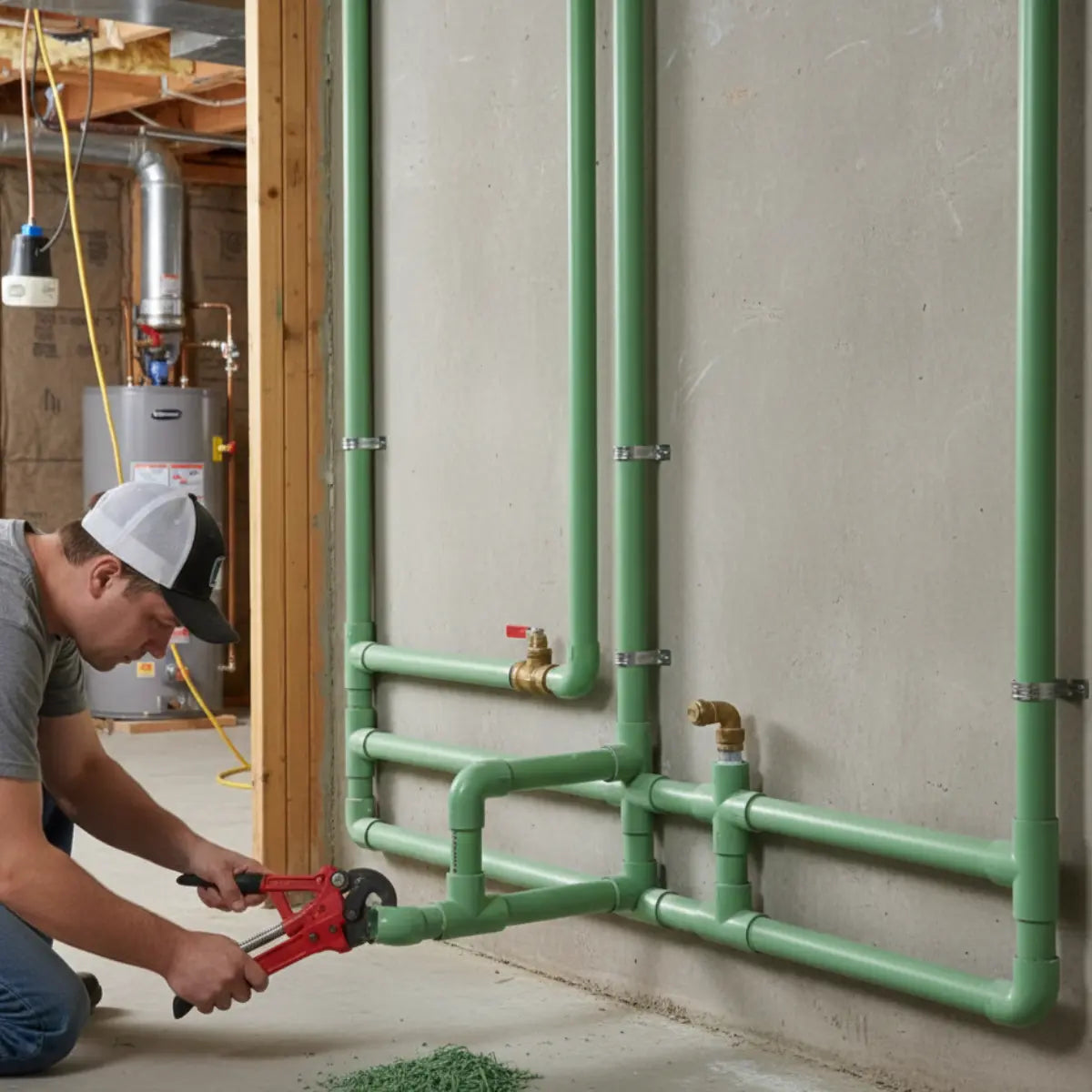 Tubo de PVC pesado 13mm Sanelec 3492 Paquete 3pz - Sanelec - vista lateral