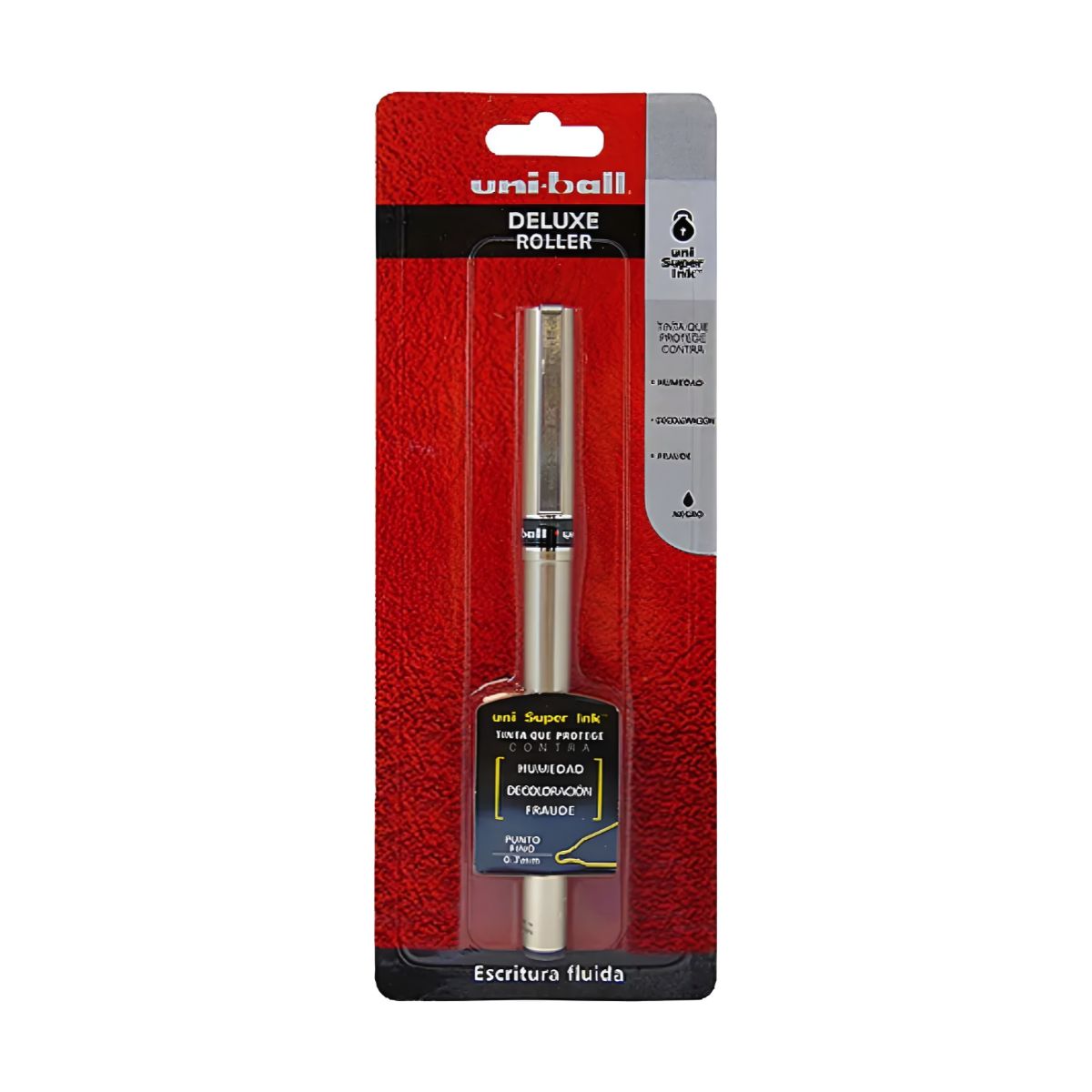 Bolígrafo Roller Deluxe Fino 0.7mm Tinta Azul
