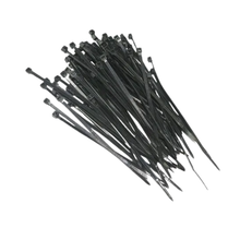 50 Cinchos Plásticos 300 x 4.6 mm Tensión 22 Kg Negro Surtek