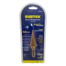 Broca escalonada No.3 3/16-7/8 pulgadas Surtek