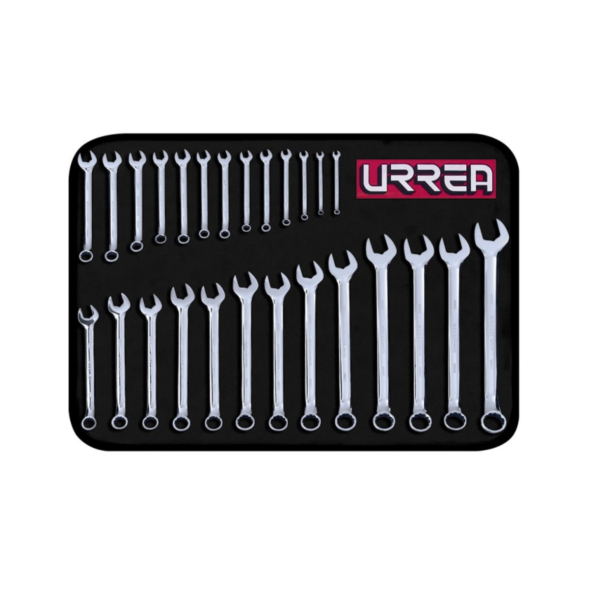 Juego 26 llaves Combinadas Pulido Espejo 12 Puntas Urrea