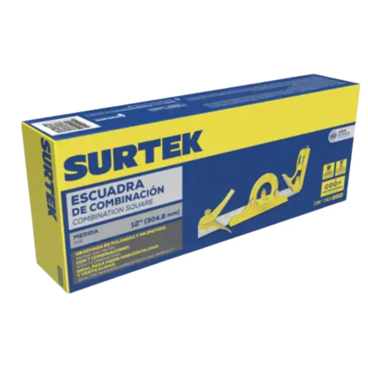 Escuadra de combinaciones con cabezas maquinadas 12 Urrea