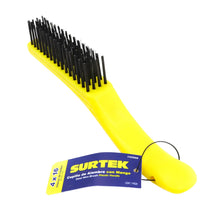 Cepillo Alambre Acero Al Alto Carbón 4x16 Filas de Pinceles Mango Surtek - Lock