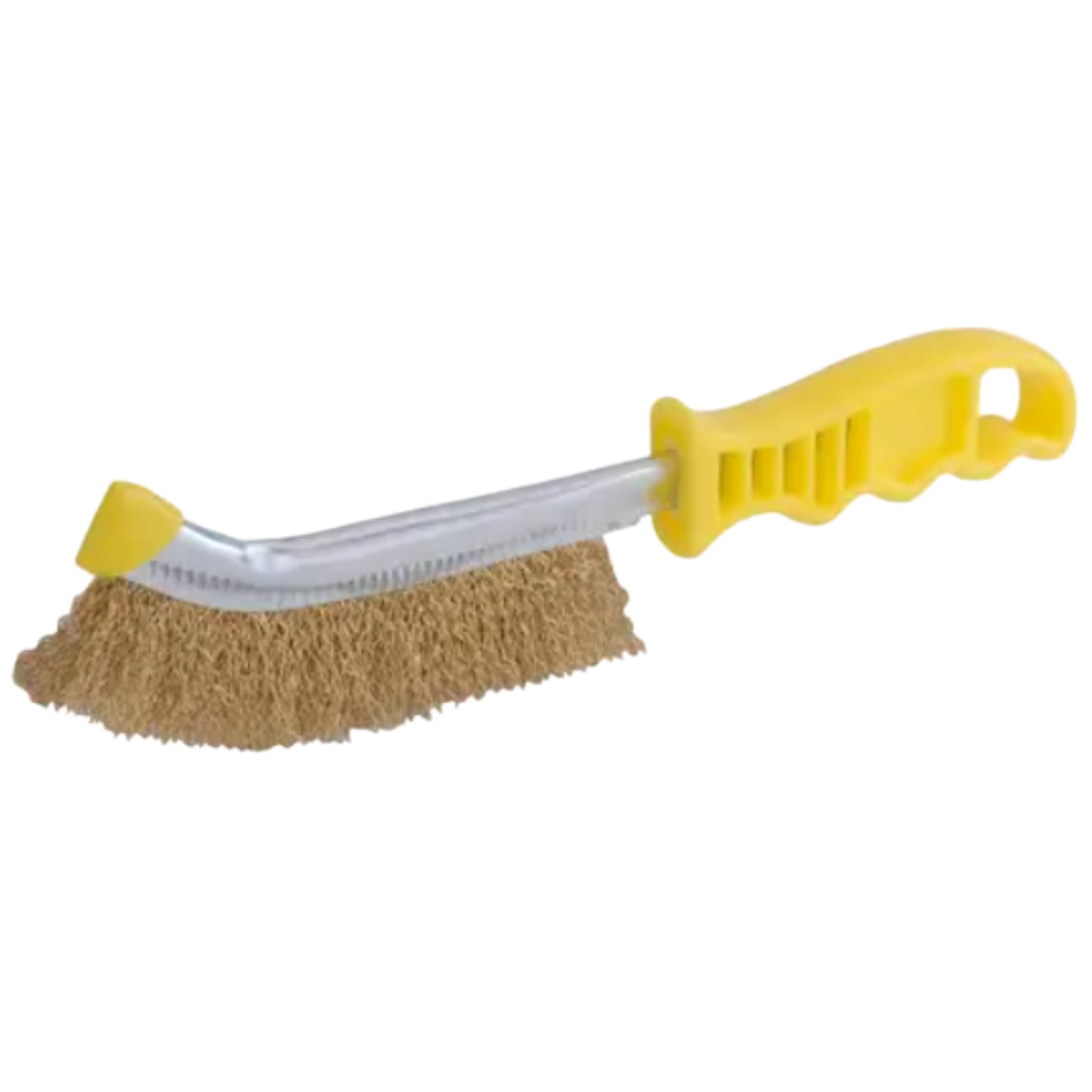 Cepillo de alambre Surtek de acero latonado anti-chispa con mango curvo