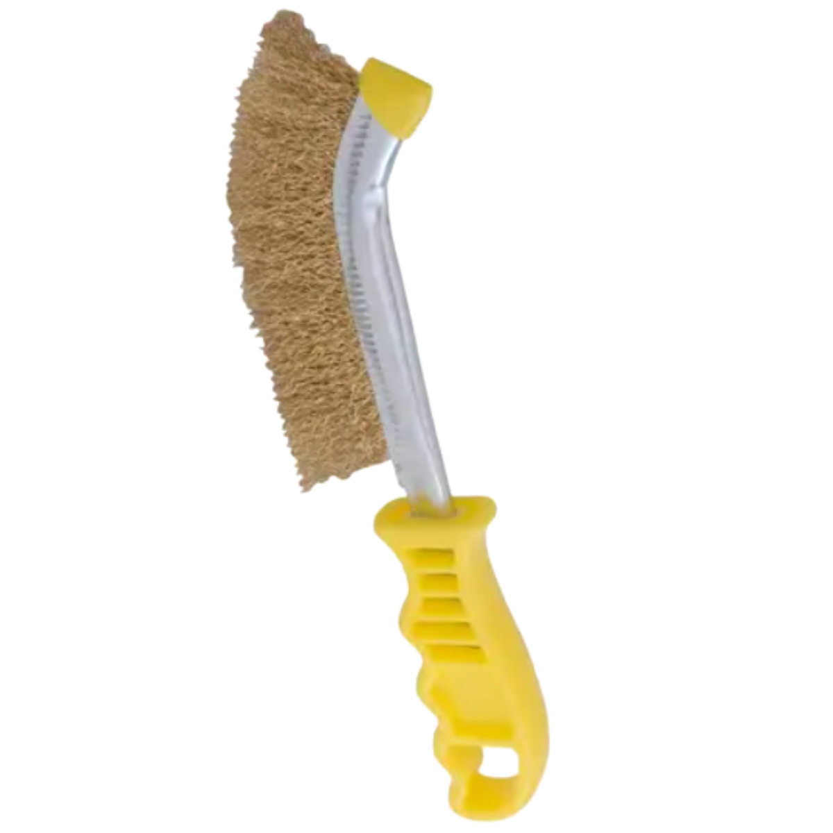 Cepillo de alambre Surtek de acero latonado anti-chispa con mango curvo