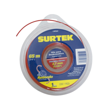 Hilo Nylon Desbrozadora 2.7mm x 65 mt Surtek
