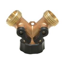 Adaptador para Manguera de Riego en Y de Bronce 11 x 7 cm Surtek