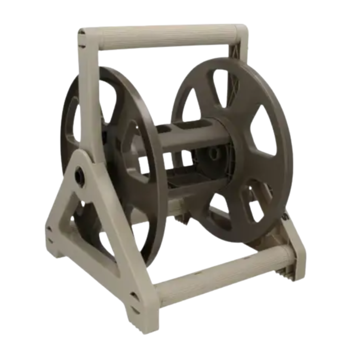 Porta manguera de piso, capacidad de 60m