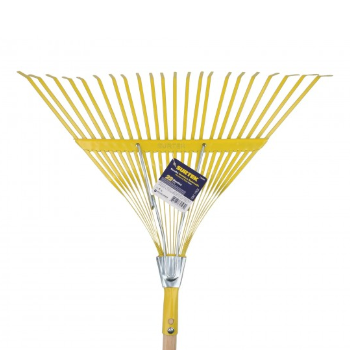 Escoba Metalica Reforzada Recta de 22 Dientes Surtek