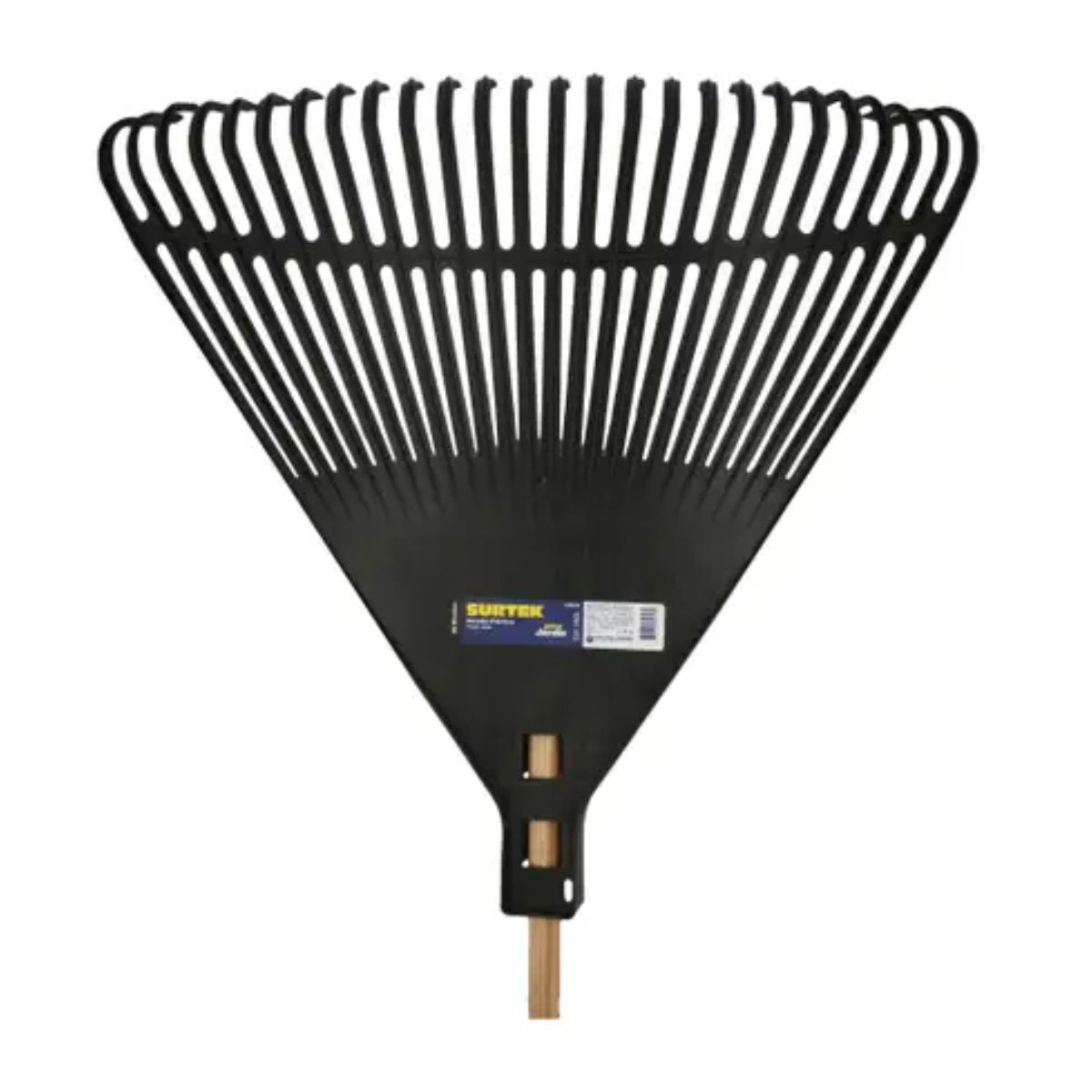 Escoba Plastica Surtek 26 Dientes Negra Jardin