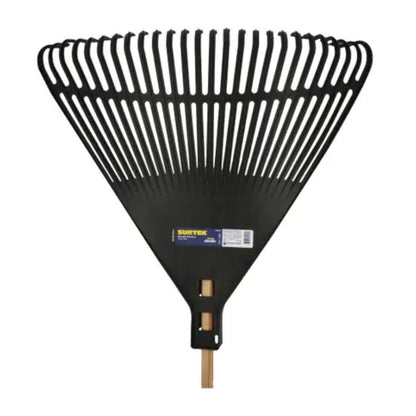 Escoba Plastica Surtek 26 Dientes Negra Jardin