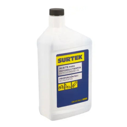 Aceite p/ Motores 2 Tiempos Surtek 946 ml Limpieza