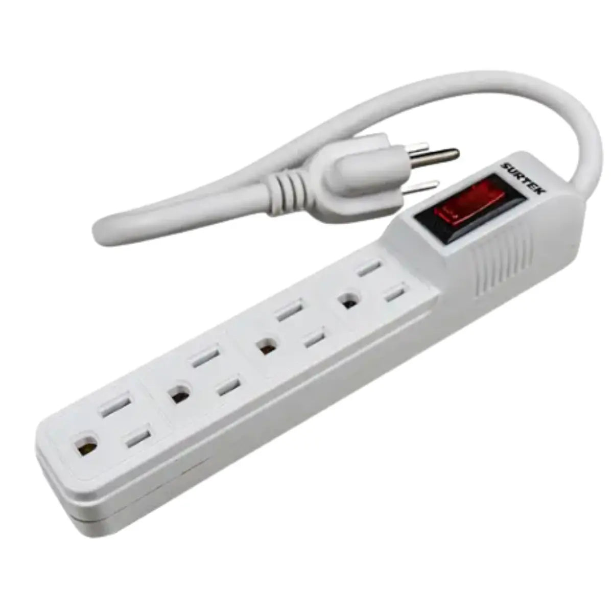 Multi contacto 4 entradas cable 30 cm - Lock - vista lateral